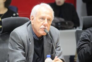 Iro Schünke, presidente do SindiTabaco, participou da reunião