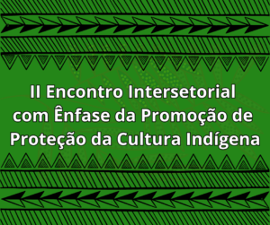 II Encontro Intersetorial com Ênfase da Promoção de Proteção da Cultura Indígena