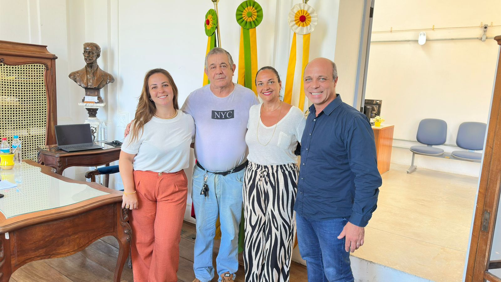 Vereadora Juliana Spolidoro, Gordo Esber, Dariely e Balardin