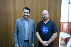 Vereadores Magaiver Dias (PSDB) e Edimar Garcia (PL). Foto: Francis Soares