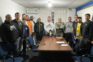 DUDU MOYSES E REPRESENTANTES DA 1° DIVISÃO