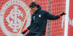 Rochet já treina normalmente no CT Parque Gigante | Foto: RICARDO DUARTE / INTER / CP